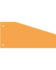 Intercalaires trapezoidaux Kangaro 240x105x60mm 2 perf. 100 pcs orange