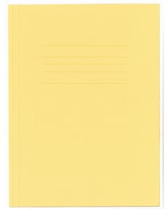 Dossiermap Kangaro folio 240 grams recycled karton geel