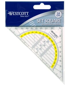 Equerre géométrique Westcott 14 cm