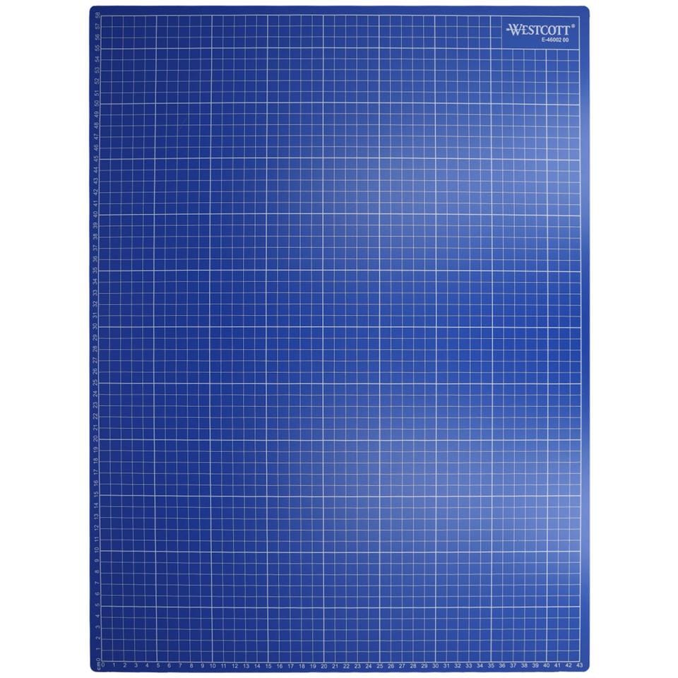 Snijmat Westcott A2 blauw 5-laags 600x450mm, zelfherstellend