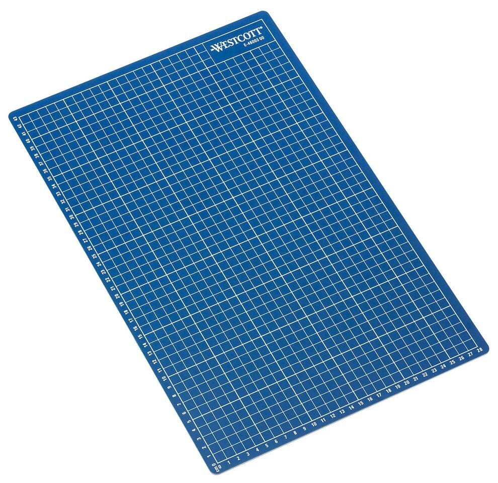 Snijmat Westcott A3 blauw 5-laags 450x300mm, zelfherstellend