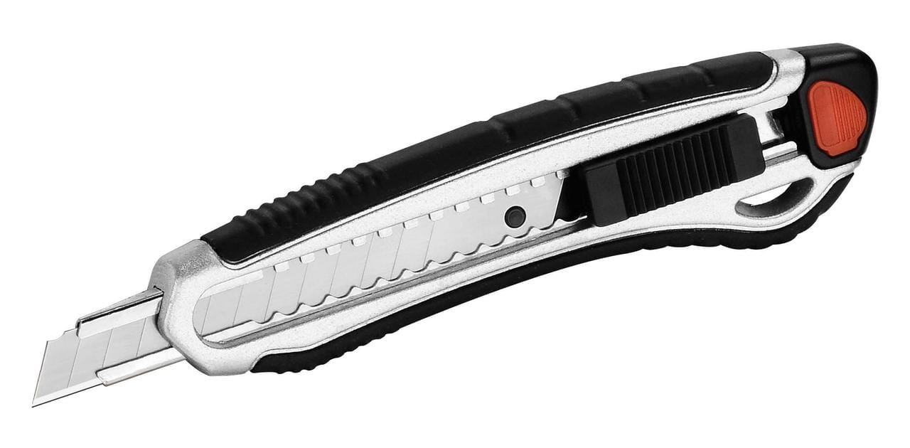 Snijmes Westcott 9mm aluminium met schuifsluiting