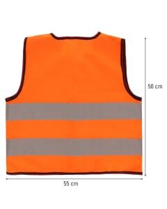 Veiligheidsvest First Aid Only kind oranje. Maat XL (7 - 8 jaar)