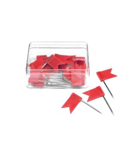 Drapeaux de marquage Alco boîte de 20 pièces rouge