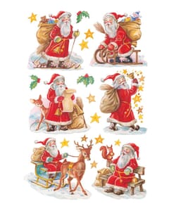 etiket Z-design Christmas pakje a 2 vel kerstman