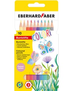 Kleurpotloden Eberhard Faber pastel kleur assorti 10st.