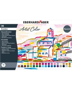 Pastels à l'huile Eberhard Faber 11mm bte. de 36 pces. assorti