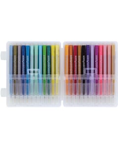 Viltstiften EFA glitter assorti opbergetui á 24 kleuren