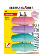 Markeerstift Eberhard Faber mini pastel 4st. op kaart