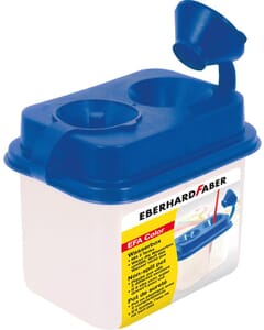 Réservoir d'eau Eberhard Faber avec 2 compartiments et couvercle anti-fuite
