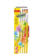 Penselenset Eberhard Faber synthetisch maat 4-6-8-12