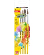 Penselenset Eberhard Faber ponyhaar maat 4-6-8-12