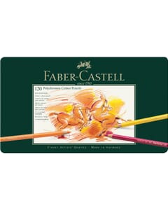 kleurpotlood Faber-Castell Polychromos 3,8mm kerndikte blik à 120 stuks