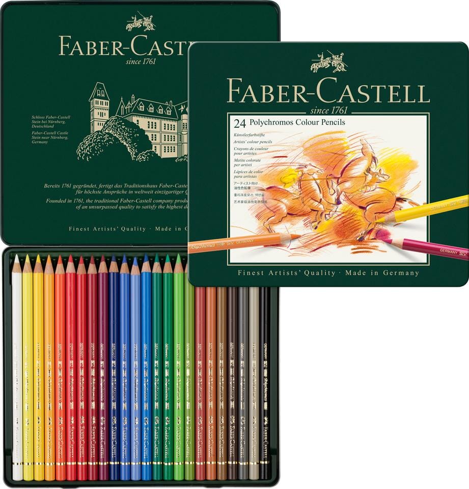 Kleurpotlood Faber-Castell Polychromos etui a 24 stuks