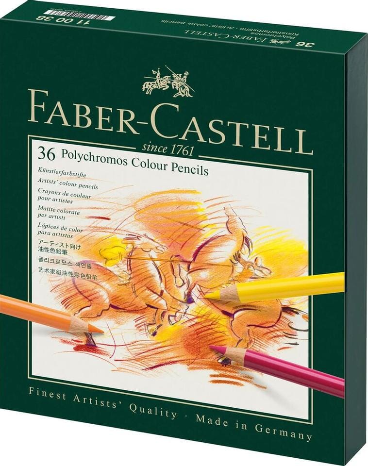 Kleurpotlood Faber-Castell Polychromos studiobox à 36 stuks