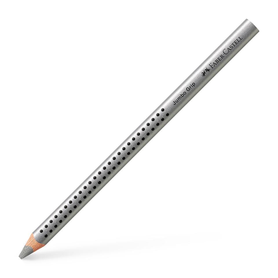 Kleurpotlood Faber-Castell Jumbo GRIP 82 zilver