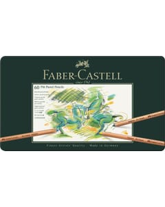 pastelpotlood Faber-Castell Pitt metalen etui a 60 stuks