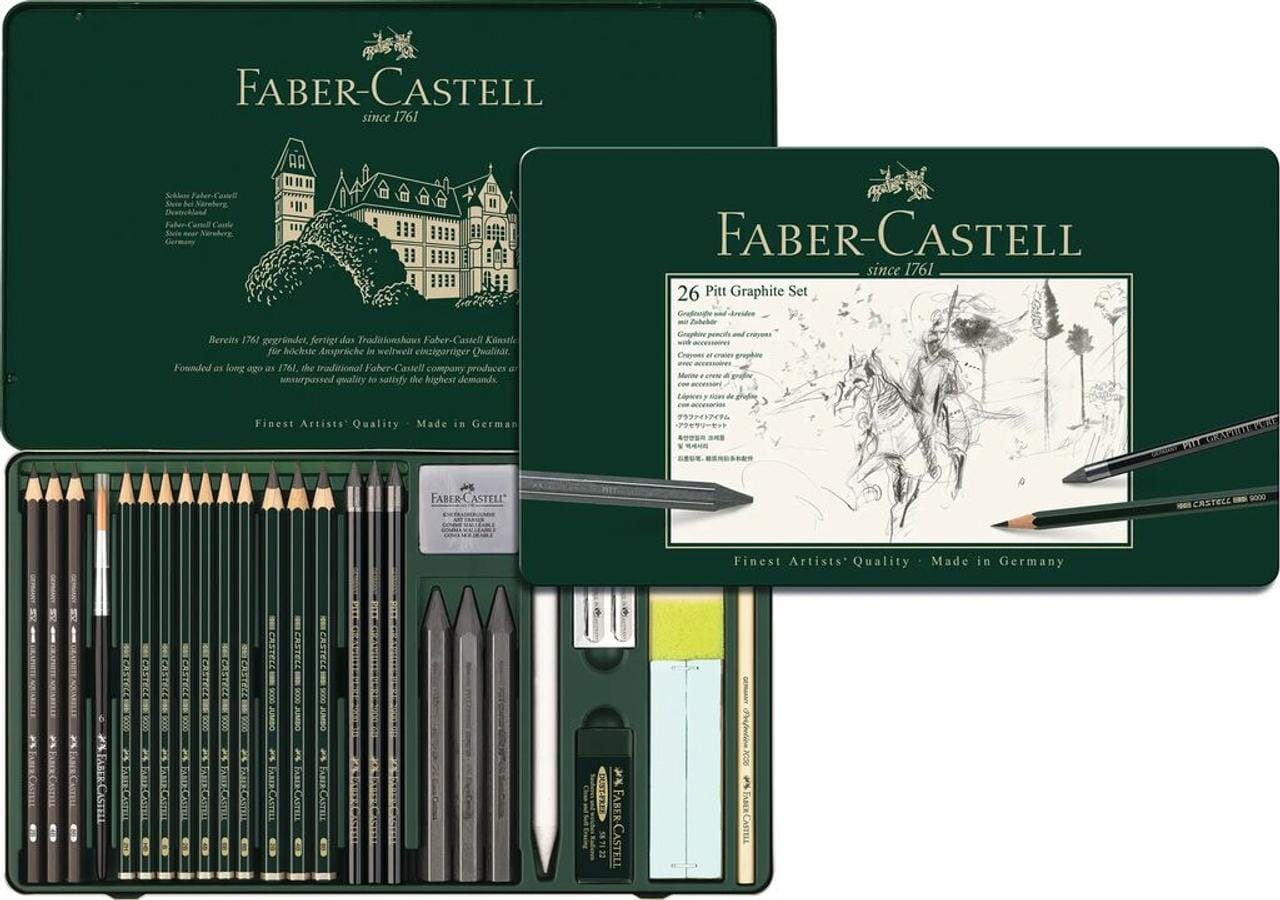 Grafietset Faber-Castell Pitt 26-delig