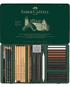 Pitt Monochrome set Faber-Castell 33-delig groot