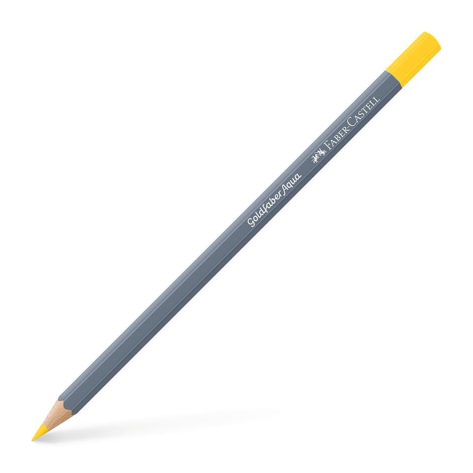 Aquarelkleurpotlood Faber-Castell Goldfaber 105 cadmiumgeel fel