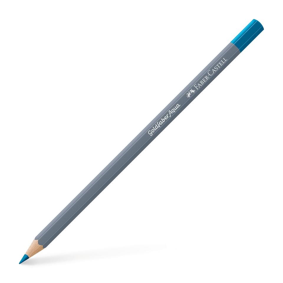 Aquarelkleurpotlood Faber-Castell Goldfaber 153 kobalt turquoise