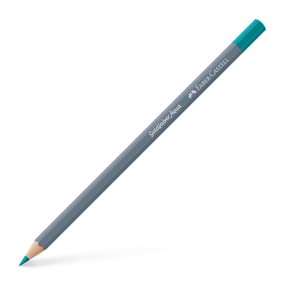 Aquarelkleurpotlood Faber-Castell Goldfaber 156 kobaltgroen