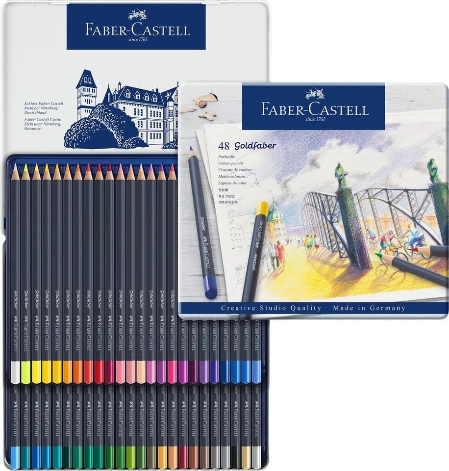 Kleurpotlood Faber-Castell Goldfaber etui à 48 stuks