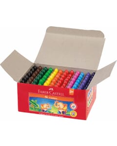 Crayons de cire FC 96 pces Chublets court Classpack 8x 12 couleurs vives