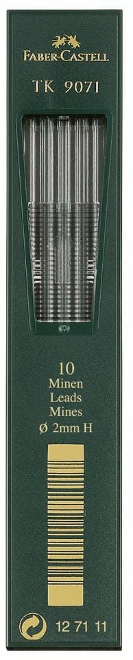 Potloodstiftjes Faber-Castell TK9071 2,0mm H