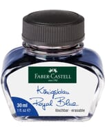 Encrier Faber-Castell bleu royal flacon 30 ml