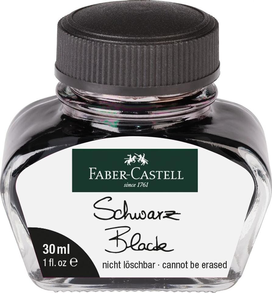 vulpeninkt Faber-Castell zwart flacon 30 ml