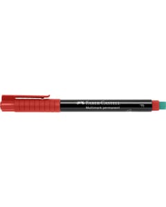Marqueur Faber Castell Multimark permanent F rouge
