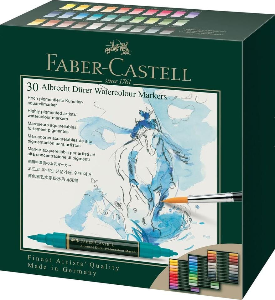 Aquarel marker Faber-Castell Albrecht Dürer doos a 30 stuks