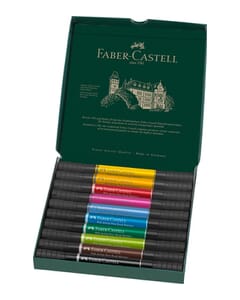 Tekenstift Faber-Castell Pitt Artist Pen duo marker etui a 10 stuks