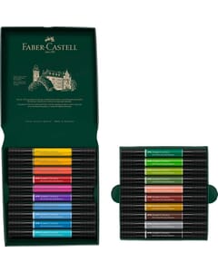 Tekenstift Faber-Castell Pitt Artist Pen duo marker etui a 20 stuks