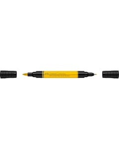 Tekenstift Faber-Castell Pitt Artist Pen duo marker 107 cadmiumgeel geel