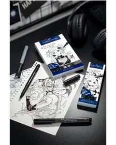 tekenstift Faber-Castell Pitt Artist Pen Manga 8-delig etui Basic