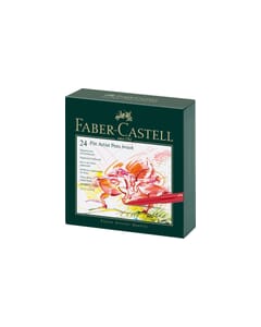tekenstift Faber-Castell Pitt Artist Pen Brush 24-delig Studiobox
