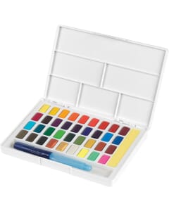 Waterverf Faber-Castell in box met 36 kleuren