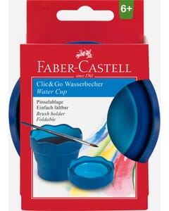 Godet à l'eau Faber-Castell Clic&Go bleu