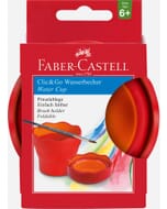 Godet à l'eau Faber-Castell Clic & Go rose/orange