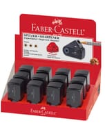 puntenslijper Faber-Castell "Sleeve" Mini enkel zwart