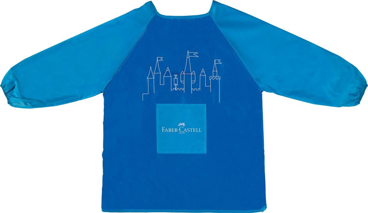 Verfschort Faber-Castell blauw