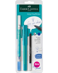 Finewriter Faber Castell Grip 2010 Set 3 pces. Encre effaable