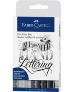tekenstift Faber-Castell Pitt Artist Pen handlettering 8-delig basisetui