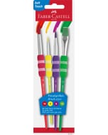 Penselenset Faber-Castell plastic 4 stuks