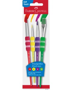 penselenset Faber-Castell plastic 4 stuks