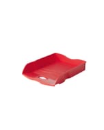 Bac à courrier HAN Re-LOOP A4 / C4 empilable et emboîtable, rouge 100% matière recyclée