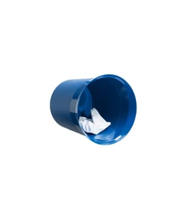 Corbeille à papier HAN Re-LOOP, rond 13 litres , bleu 100% matière recyclée