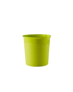 Corbeille à papier HAN Re-LOOP, rond 13 litres , vert citron 100% matière recyclée
